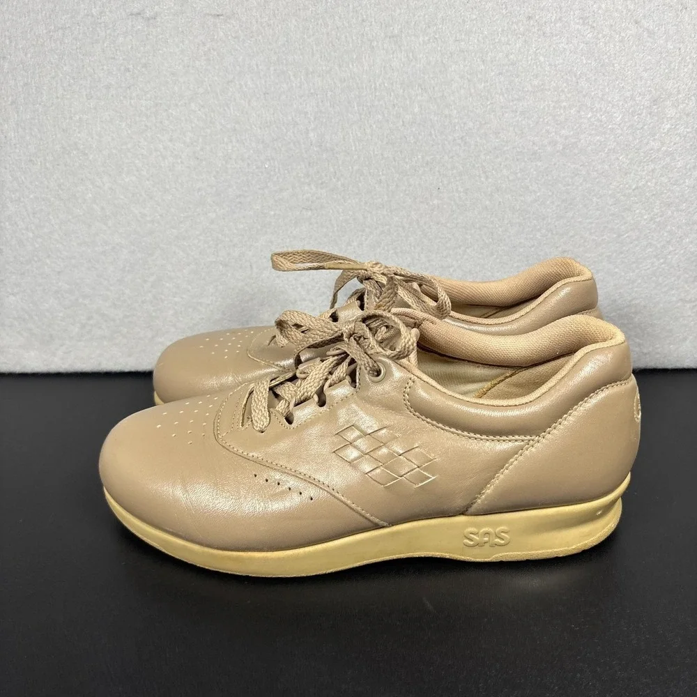 SAS Tri-Pad Women's FREE TIME Shoes Size 6.5 Mocha Tan Comfort Walking Support